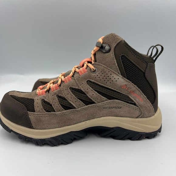 Columbia Newton Ridge‎ Women's Waterproof Trail Hiking Boots Brown Size 5W NWOB - Picture 6 of 7